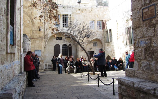 "courtyard" image in Old City