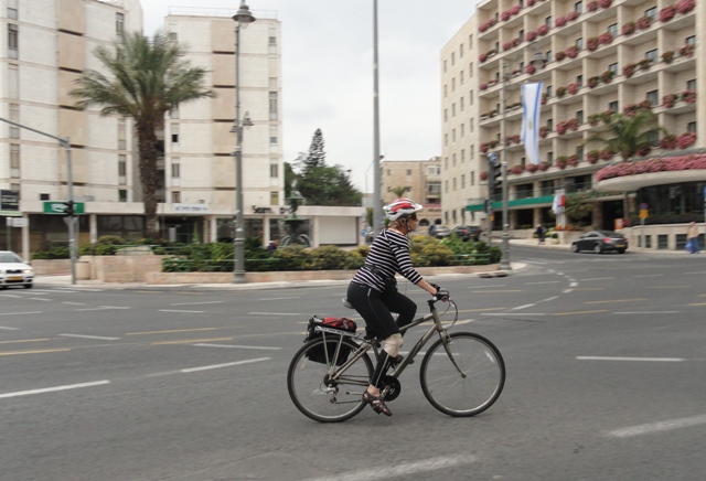 biker, Jerusalem street