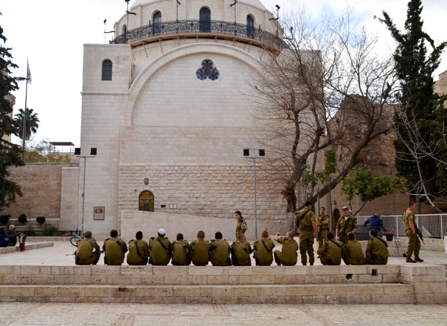 Hurva synagogue, Israeli soldiers, Jerusalem photo, J Street