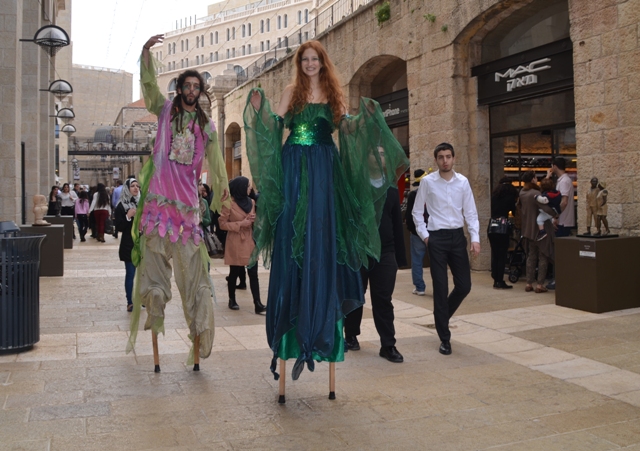 street actors photo, Jerusalem on Purim